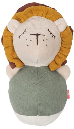 kikadu Bouncer Löwe - Babyspielzeug aus 100% GOTS-zertifizierter Bio-Baumwolle