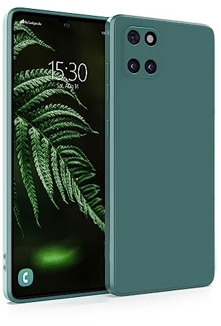 MyGadget Hülle für Samsung Galaxy Note 10 Lite - robuste Silikon Schutzhülle TPU Case Slim Silikonhülle - Back Cover Kratzfest Handyhülle - Olivgrün