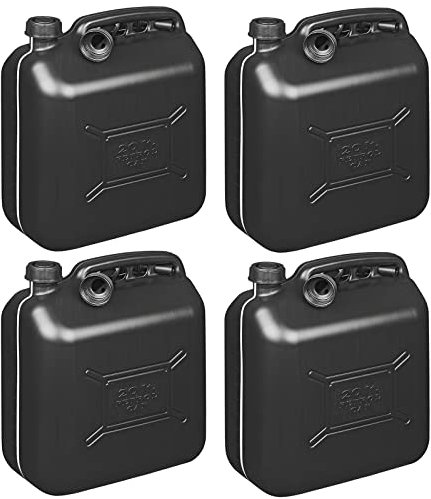 4x Kraftstoffkanister 20L Kunststoff Reserve Diesel Benzinkanister
