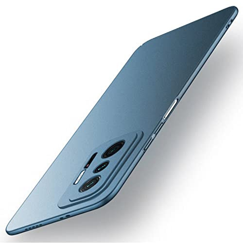 Galful Hülle für Xiaomi Mi 12/12 X 5G 6.28, Ultra Dünn Matt Handyhülle Slim Schutzhülle Kratzschutz Stoßfest Hardcase Anti-Rutsch Bumper Hard PC Xiaomi Mi 12S TPU Case Cover Graublau