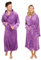 Blumtal - Accappatoio donna e uomo - morbido accappatoio in pile con cappuccio e pratiche tasche frontali, certificato Oeko-TEX®, taglia L, colore viola