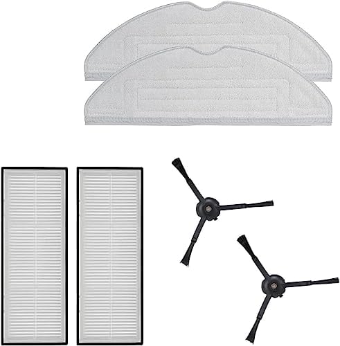 Roborock Original Accessory Set for S8/S8+, includes Mops, HEPA Filter, Black Side Brush
