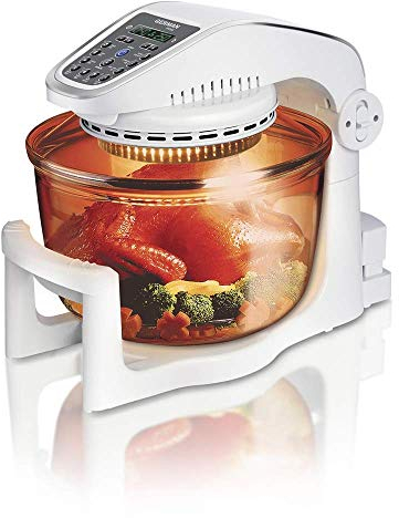 SCIAZA Halogen Airwave Low Fat Air Fryer, Triple Cooking Power of Halogen, Convection and Infrared, 1000 W, 7 Litre Capacity with Extender Ring Comfortable anniversary Efficency
