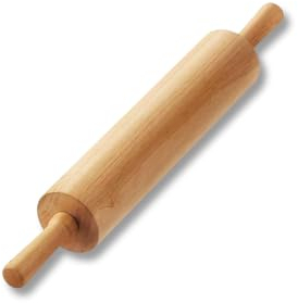 DYOUEN Nudelholz Teigroller aus Holz Backrolle Buchenholz zum Teigrollen Wellholz Backzubehör mit drehbarer Mitte zum Kochen & Backen