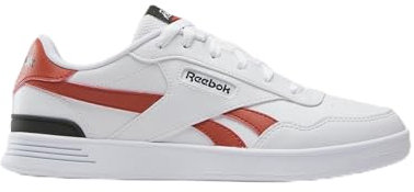 Reebok Court Advance Clip White/Brickred/Black Female Tennis Shoes