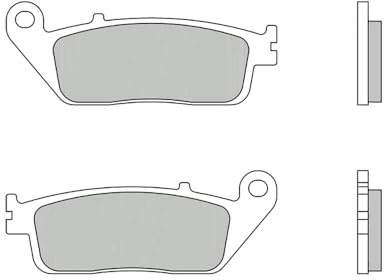BREMBO 07075XS Bremsbelagsatz Bremsbeläge Vorne und Hinten Kompatibel mit HONDA MOTORCYCLES SILVERWING