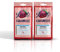 Leone depuis 1857 - Bonbons sans sucre Fraise - Bonbons à la Fraise sans Gluten et Végans - 2 sachets de Bonbons Durs de 125g (2 x 125g)