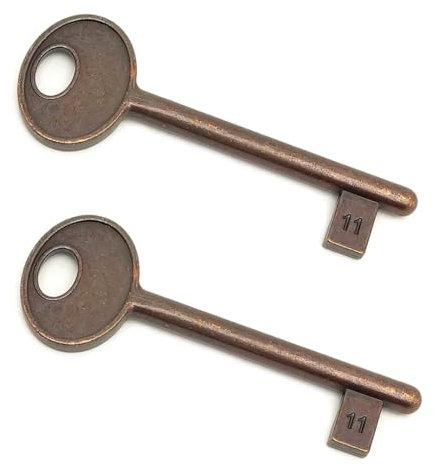 Chiave per Serratura AGB Interna ad Incasso (BRONZATO, N. 11)