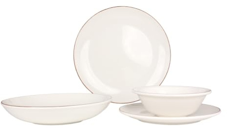 Bonna Geschirrset (Medium) - Retro - 24 teilig - 6 Personen - Porzellan
