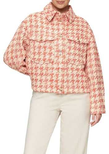 s.Oliver Gemusterte Bouclé-Jacke