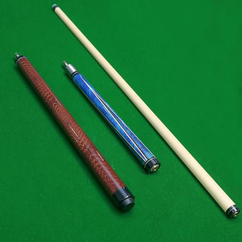ASMPCUE Billar Cue, Billar de Salto Pesado Cue 20/23 a 25 onzas, Adecuado para avances explosivos y Saltos fáciles, 3 Piezas, 14 mm de Punta de Madera contrachapada Arce Canadiense