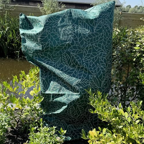 UB-STORE Winterschutz Für Pflanzen 120x180 cm 2 Stück | Grüne Frostschutz Pflanzensack mit Reißverschluss Zugband Für Kübelpflanzen | Kälteschutz Vlies | Reißfest Wiederverwendbar Pflanzenabdeckung