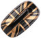 ABS Plastic Roof Radio Signal Antenna Decoration Trim Decoration Shell for Mini Cooper F55 Hardtop F56 Hatchback 2014~Now (Union Jack Gold)