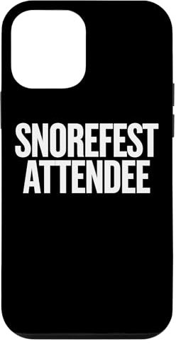 Snorefest Attendee Funny Work Event Conference Team Member Case for iPhone 12 mini
