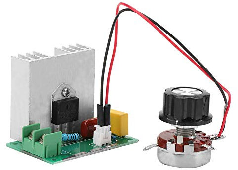 Baxnore -Motorregler, AC -Motordrehzahlregler -Regler Dimmers, Wechselstromlüter -Lüfterdrehzahl -Controller für Router -Lüfter -Elektromotor Rheostat