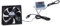 carotoe Ventilateurs de refroidissement USB 120 mm avec thermostat réglable pour home cinéma et équipement