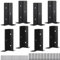 DAKFOOK 8 Pack Adjustable Fence Post Brackets, Fence Post Support Brackets Heavy Duty, Pergola Post Base Bracket for Wood Concrete Posts Yard Fences Decks Pergolas