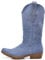 IF Fashion Scarpe Stivali Stivaletti Alla Caviglia Camperos Texani Primaverili Estivi Traforati da Donna C19004-5 blu jeans N.38