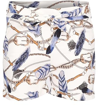 Malito - Damen Sommer Shorts - Kurze Sommerhose aus Viskose - Bequeme Hose Vintage-Stil - Short für Urlaub, Strand & Alltag 1921
