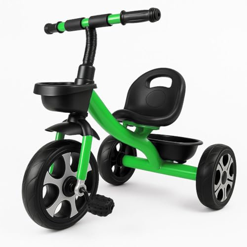 Foryourlittleone Kids Trike Venture Tricycle Baby Push Bike | Age 18 Months to 6 Years | Gift Toddler Tricycles (Green)