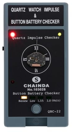 Koolenry Watch Button Battery Level Checker Tools forButton Battery Tester Quartz Watch Movement Impulse Detector Watchmaker Repair Supply Tool
