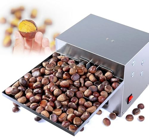 XSDAJSD Macchina elettrica per la pelatura e Il Taglio delle Castagne, capacità Automatica di 30-50 kg/h per Una Lavorazione efficiente delle Noci
