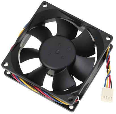 VGOL Ventilateur de Refroidissement pour Dissipateur Thermique de Bureau à 4 Broches FA08025M12LPA 80x80x25mm Compatible avec HP Pavilion 500-023w