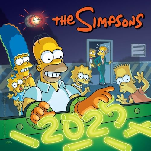 The Simpsons – Die Simpsons 2025 – Wandkalender: Original Danilo-Kalender [Mehrsprachig] [Kalender] (Wall-Kalender)