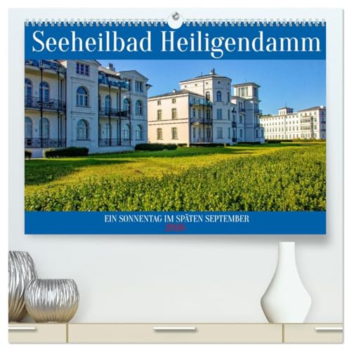 Seeheilbad Heiligendamm (hochwertiger Premium Wandkalender 2026 DIN A2 quer), Kunstdruck in Hochglanz