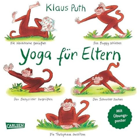 Yoga für Eltern: Mit Übungsposter