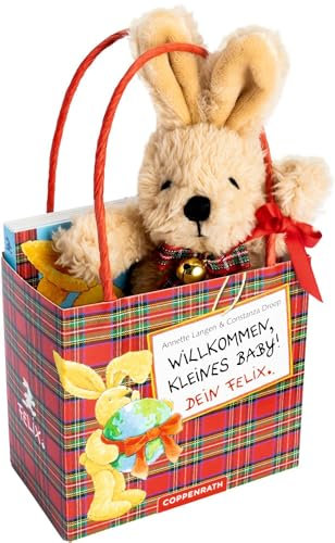 Willkommen, kleines Baby! Dein Felix: Geschenkset: Buch und Plüschfigur