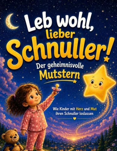 Leb wohl, lieber Schnuller! Der geheimnisvolle Mutstern: Wie Kinder mit Herz und Mut ihren Schnuller loslassen – eine liebevolle Geschichte mit Tipps zur Schnullerentwöhnung