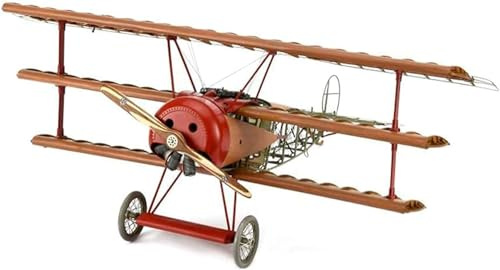 Artesanía Latina 20350. Wooden & metal fighter model Fokker Dr. I 1:16