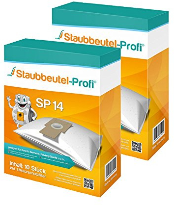 20 Staubsaugerbeutel SP14 von Staubbeutel-Profi® kompatibel zu Swirl S71, ORG. Type P