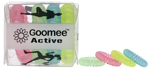 Goomee Active The Markless Hair Loop Set - Glow The Distance For Women 4 Pc Hair Tie
