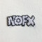 NOFX gestickter Aufnäher, Bügelbild, Rock Band Music White Iron