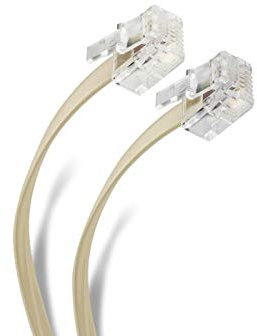 Cavo telefonico RJ11 (maschio-maschio) 15 metri