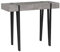 Konsolentisch hellgrau Betonoptik MDF-Platte 100 x 40 cm Adena