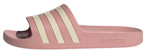 adidas Mujer Adilette Aqua Slides, Mauve / Wonder White / Mauve, 43 EU