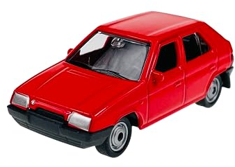Dromader Welly Skoda Favorit Rot 1/60 1:60 Neu Modell Auto 7cm