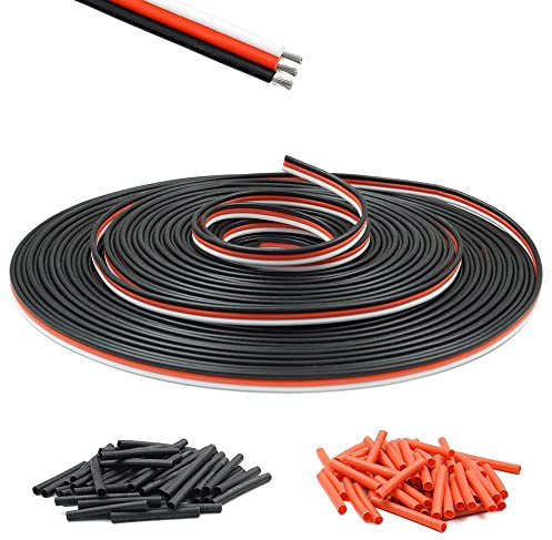 Servo-Verlängerungskabel Draht 22AWG 26AWG 60 Adern Blei 3P-Leitung für RC-Autos Drohnen Boote Flugzeuge Modellzubehör (22AWG 30feet)