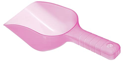 PATIKIL Ghiaccio Paletta, 1pz Plastica 5.9 x 3.3 x 2.4 Ghiaccio Creatore Pala per Cucina Bar Festa, Rosa