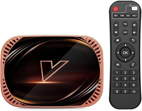 LIROM Android 11.0 TV Box, VONTAR X4 Amlogic S905X4 Quad Core 64Bit ARM Cortex A55 CPU, Support 2.4G/5.0G Dual Wifi 8K Utral HD H.265 Bluetooth 4.0 1000M Ethernet Set Top Box,4GB+64GB