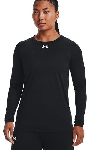 Under Armour - Womens Team Tech Long Sleeve T-Shirt, Color Black (001), Size: Medium