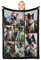 Personalisierte Geschenke Hunde Katzen, Personalisierte Decke mit Foto und Text, Hundedecke Katzendecken Waschbar und Flauschig, Hundedecke für Unterwegs Sofa Bett