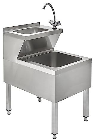 GastroHero Handwasch-Ausgussbeckenkombination Basic 2 Gastronomiebedarf
