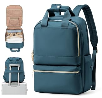 UPPACK Zaino Ryanair 40x20x25 Da Viaggio Aereo, Bagaglio a Mano Donna, Borsa Da Cabina, Impermeabile per PC, Casual Daypack Blu