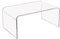 Kleiner Couchtisch, transparenter Acryl-Couchtisch, Couchtisch for kleine Räume, Beistelltisch, Mitteltisch, Sofatisch, Teetisch, moderner minimalistischer Beistelltisch for Wohnzimmer ( Size : 40*25*