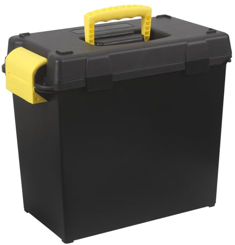 Prothens Ammunition Box Ammo Storage Case Water Resistant Ammo Can Stackable Heavy-Duty Ammo Lockable Storage Box for Hunting and Shooting Tool chest Large Tool Box Storage-15.27*8.78*13.49