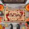 Halloween Door Mat, Outdoor Front Door Decorative Horror Doormat, Blood Footprints Welcome Doormats 17 x 30, Non-Slip Rubber Mats Washable Carpet for Porch, Entryway, Indoor, Bathroom, Kitchen